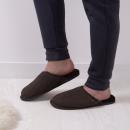 Mens Bedford Sheepskin Slipper Chocolate Distressed Extra Image 5 Preview
